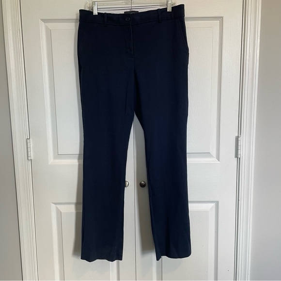 Talbots Navy Blue Barely Boot Pants - Picture 2 of 6